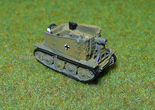 Panzer Depot 1/144 WWII German 17cm K18 Gun yellow option 21cm Morser